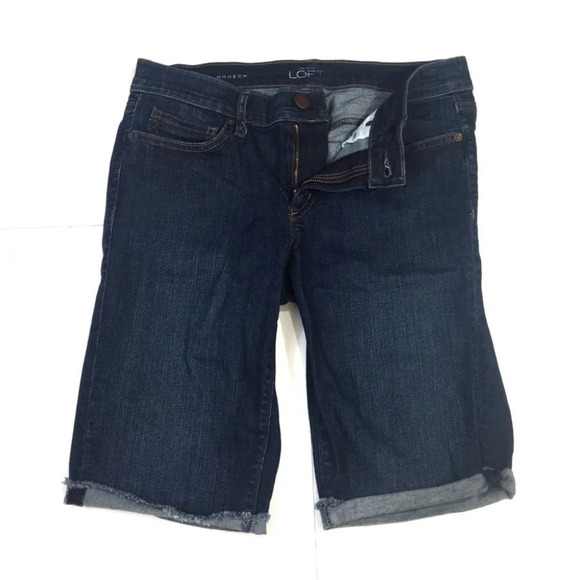 BT1 Ann Taylor LOFT Modern Fit Cropped Shorts 28 - Picture 1 of 4